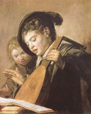 Frans Hals Two Singing Boys (mk08) oil painting picture